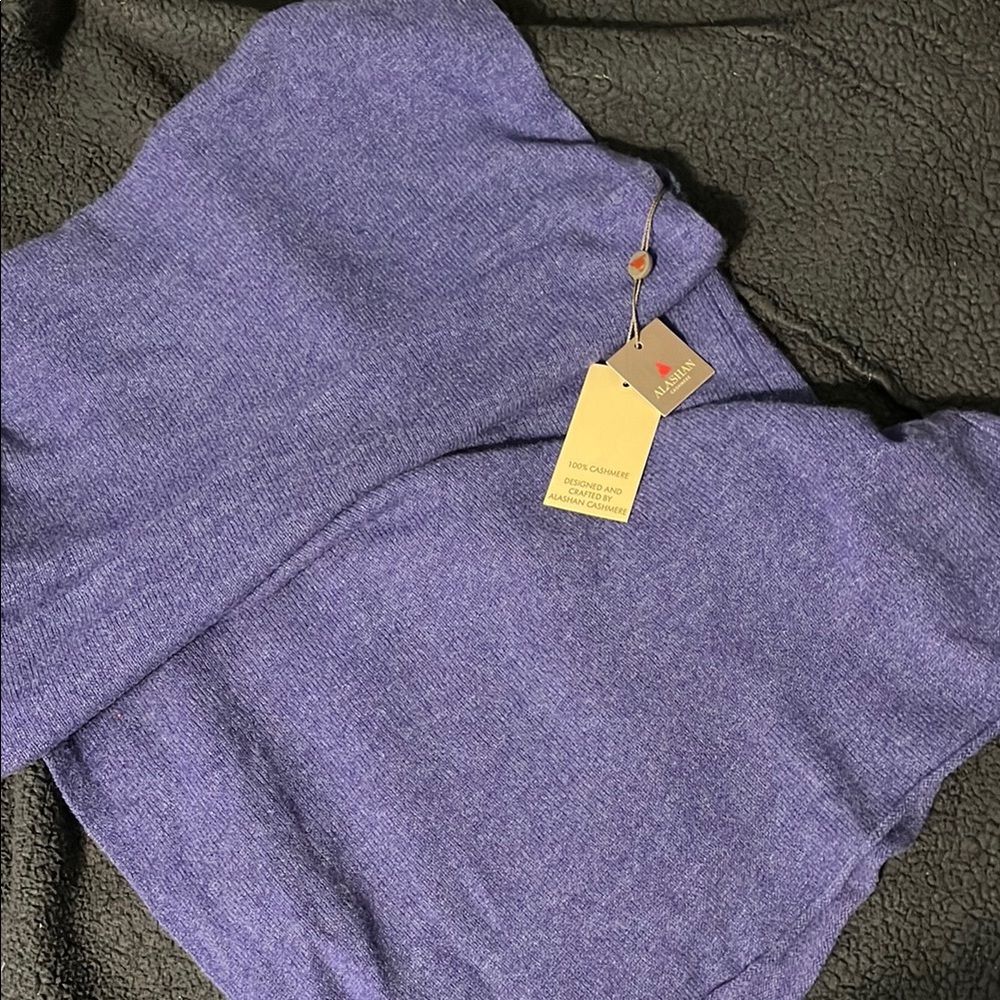 Purple Cashmere Topper
